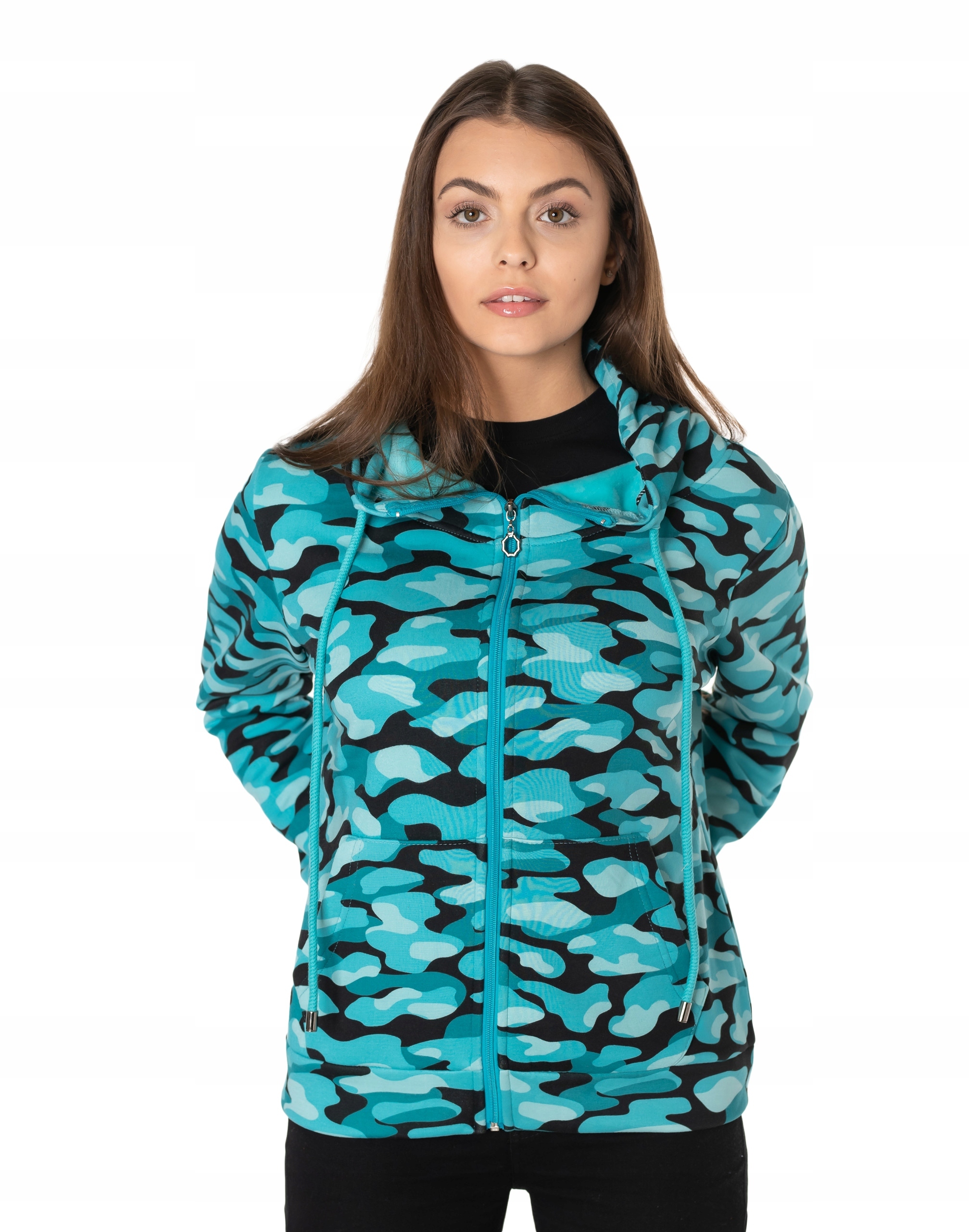 

Ciepła Bluza Bawełniana Dresowa Damska 46022-3 XXL