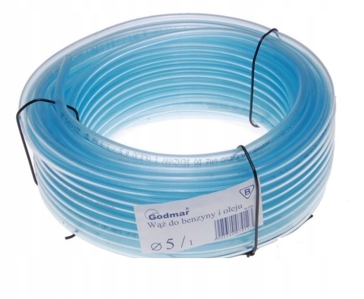 Wężyk paliwa niebieski jawka mustang kaczka 5 mm