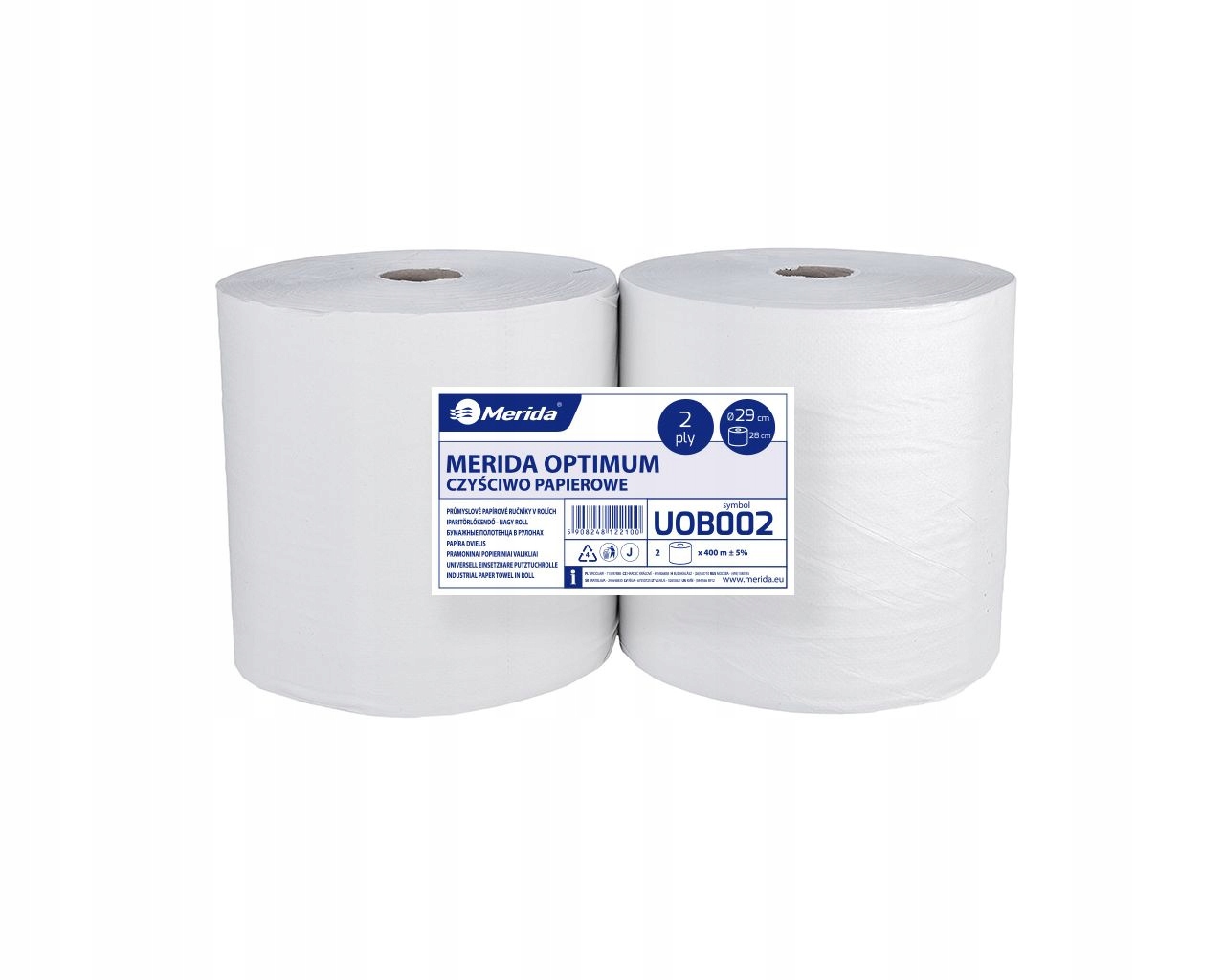 Čisticí Utěrka Optimum 29 papírový 400 m dvouvrstvý Merida UOB002