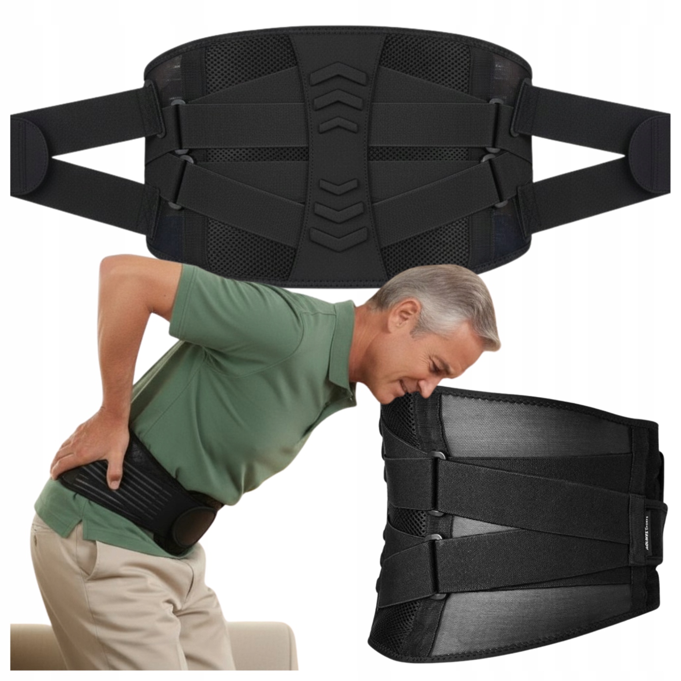 Bederní Pás Na Páteř Ortopedický Korzet Záda Zpevňující Vysoký