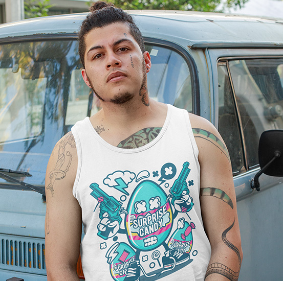 TANK TOP ANIMOWANE SURPRISE CANDY Marka inna