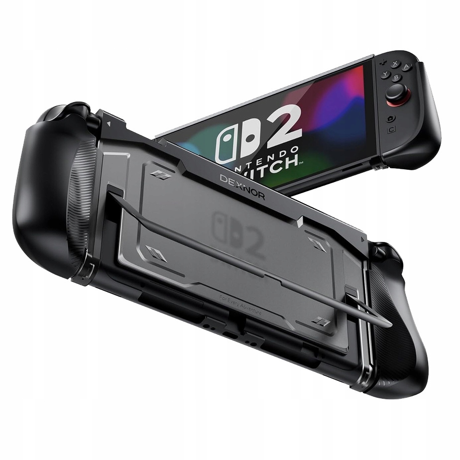 Pouzdro Dexnor pro Nintendo Switch 2, s podstavcem, pancéřové, pouzdro, pouzdro
