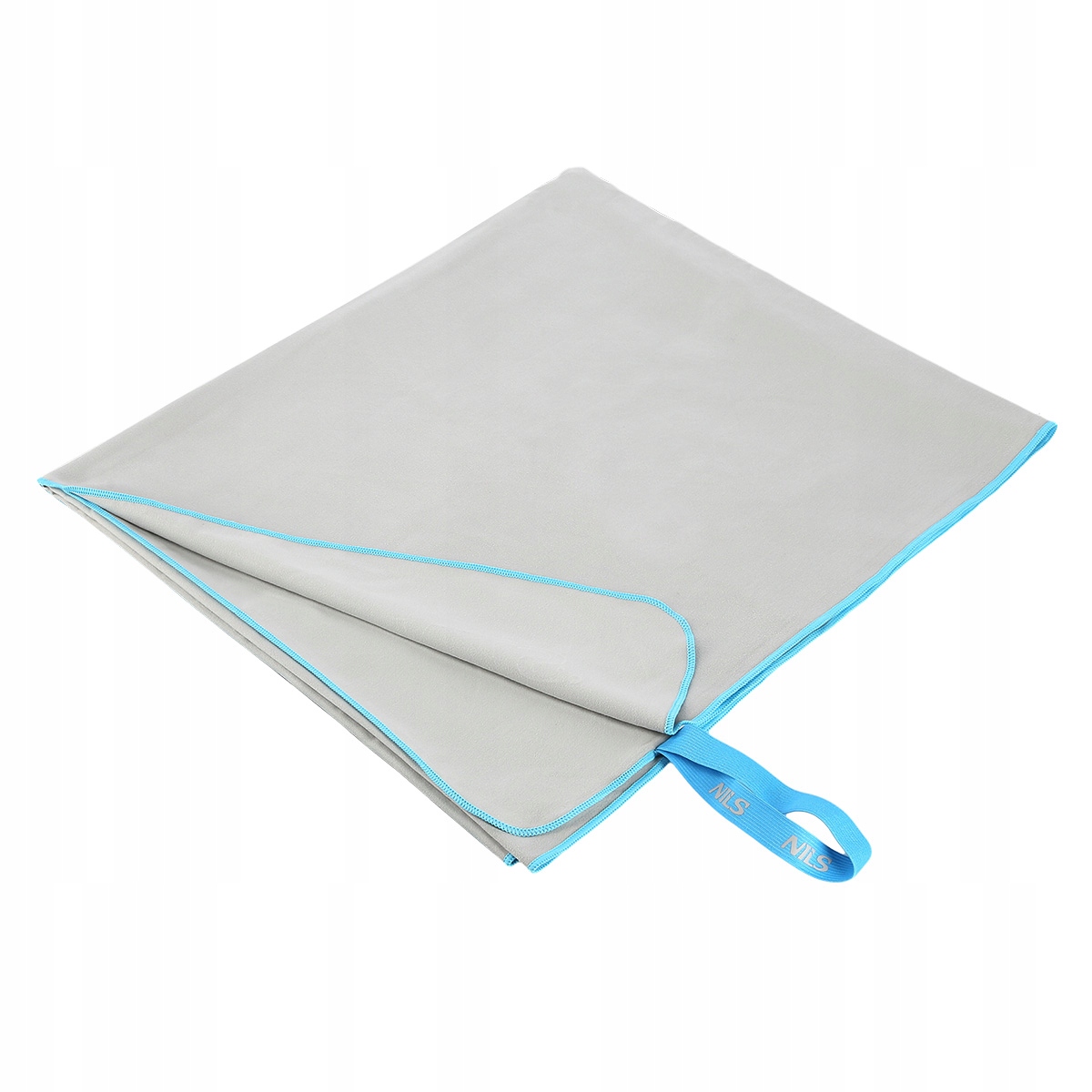 RĘCZNIK PLAŻOWY Z MIKROFIBRY SZYBKOSCHNĄCY 200X90 cm NILS NCR13 Szary Długość (cm) 200