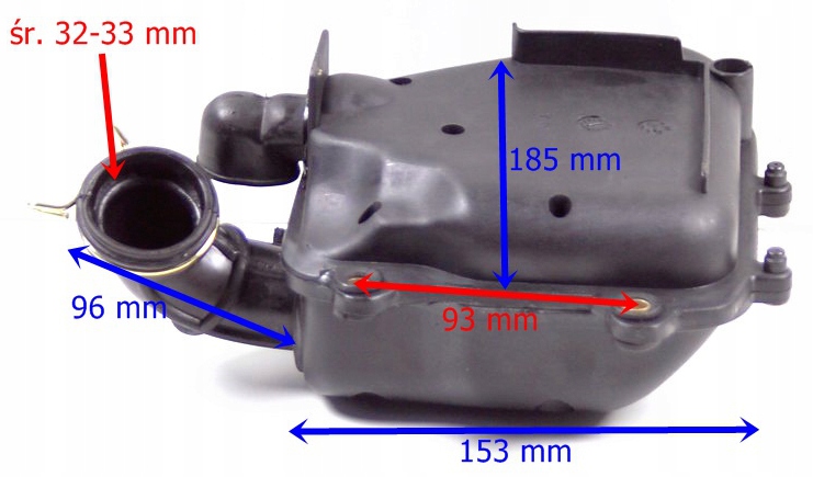 Filtr powietrza do skutera Firefox • Cena, Opinie - Allegro