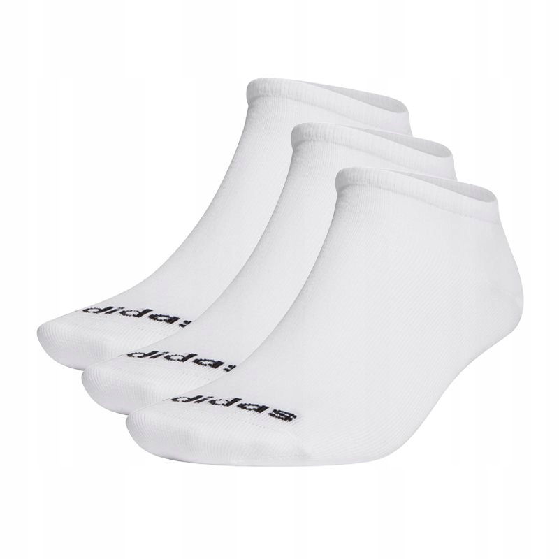 ADIDAS SKARPETY STOPKI LOW CUT r.40-42 BIAŁE 3PAK