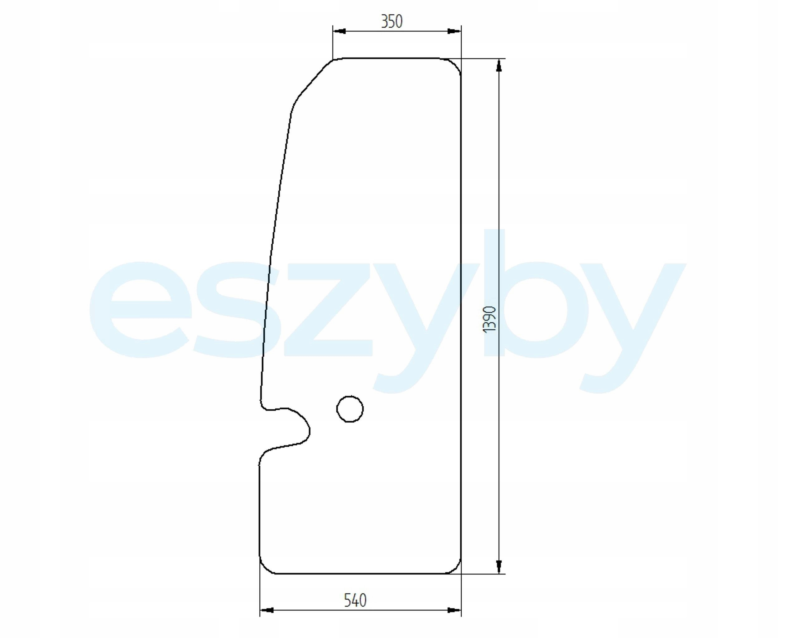 sklo bagr Volvo dveře (celkem) 15106007