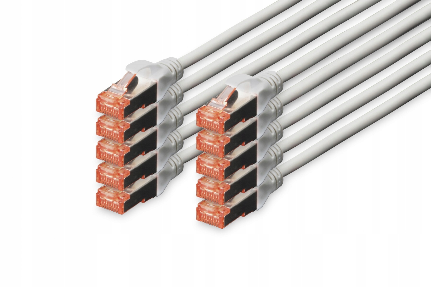 Digitus Professional kabel sieciowy 0,5 m Cat6 S/FTP (S-STP) Biały