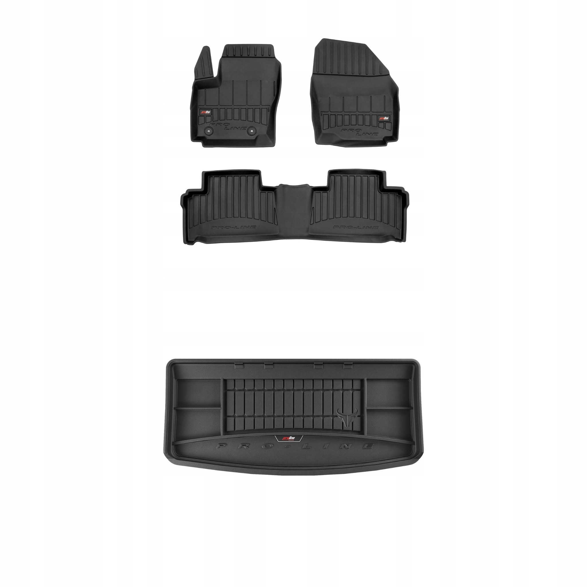 Frogum 3D Sada gumových koberců a rohože s logem pro Ford S-Max I 2006-2014
