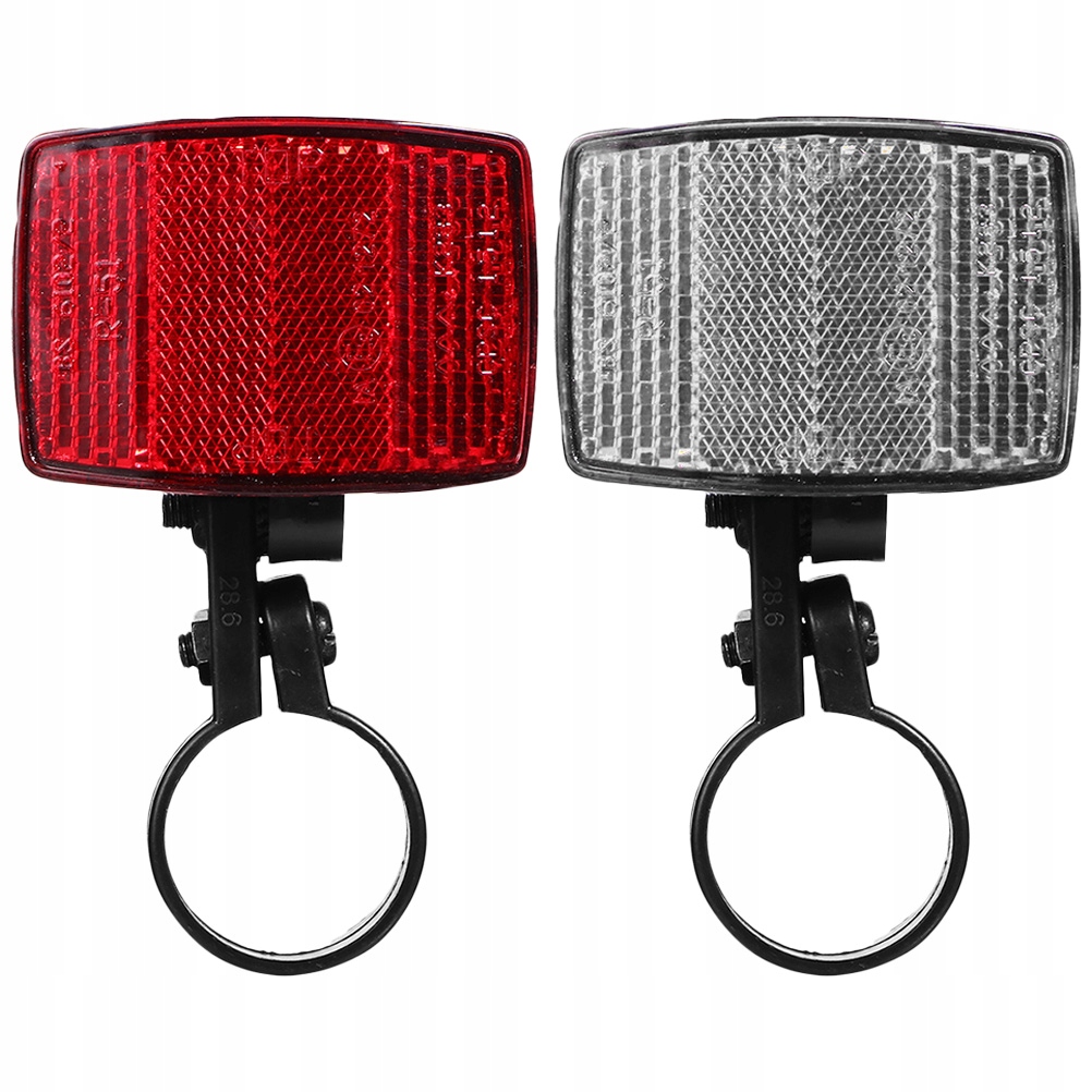 2 REFLEKTORY ROWEROWE - POPRAW WIDOCZNOŚĆ W NOCY!