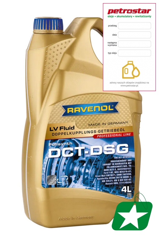 RAVENOL DCT DSG LV FLUID 4L
