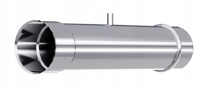 Kzs Trubka s měřícím hrdlem 1/2" fi 120 mm 0,5 m gr 0,8 mm žárovková