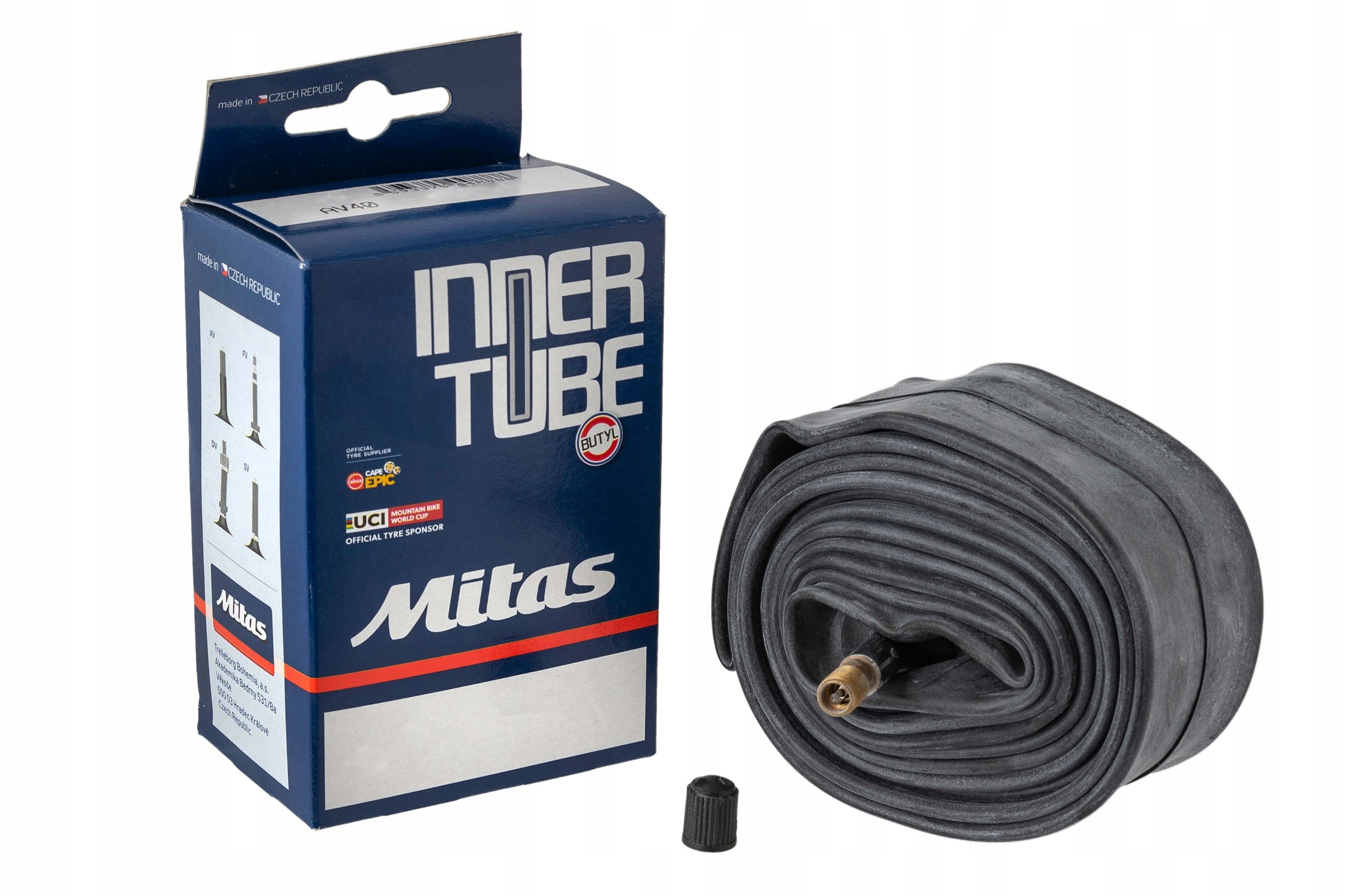 

Dętka 24 x 1,75/2,45 Rubena Mitas AV-40mm