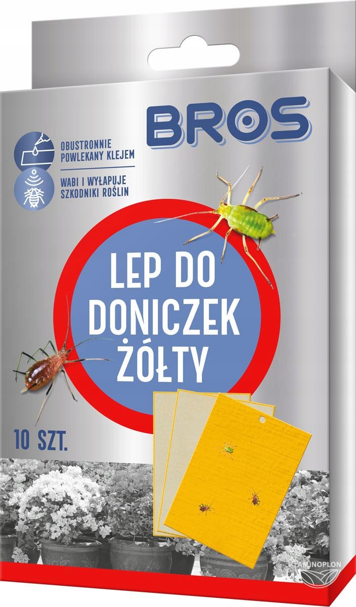 

Bros Lep do doniczek żółty 10szt pułapka na owady