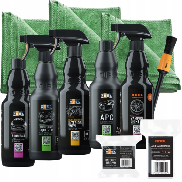 

Adbl Profesjonalne Kosmetyki Samochodowe Zestaw
