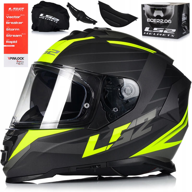 Motocyklová Prilba LS2 FF800 Storm II Nerve Pinlock Blenda Ecer 22.06