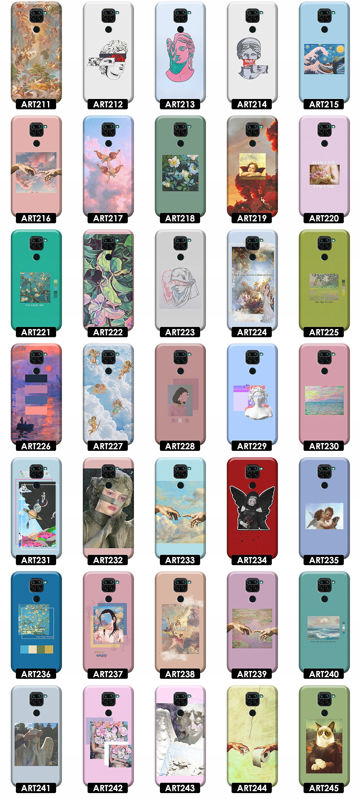 PIĘKNE ETUI DO XIAOMI REDMI NOTE 9 WZORY JAKOŚĆ Typ plecki