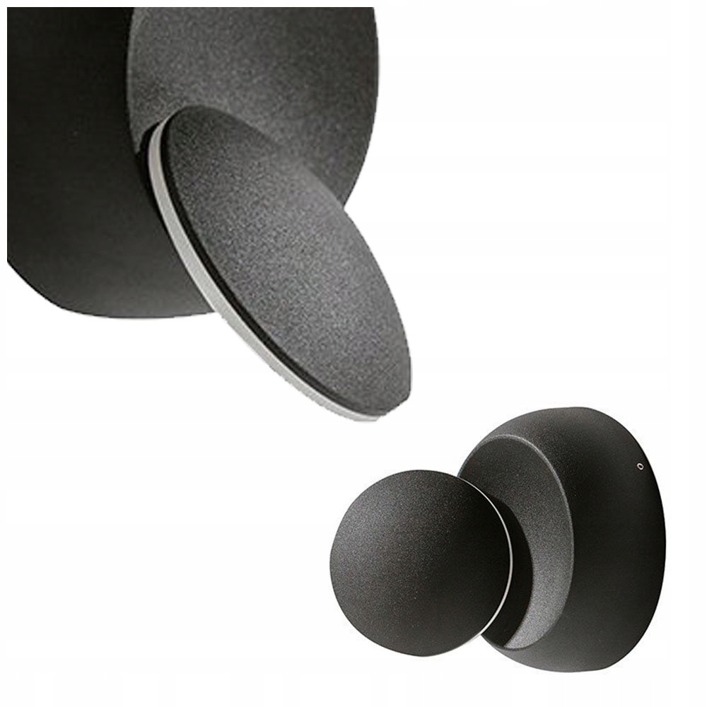 Antracytowy regulowany kinkiet ścienny Avon LED