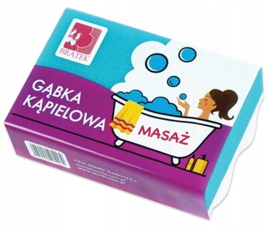 

Bratek Gąbka Kąpielowa do Masażu