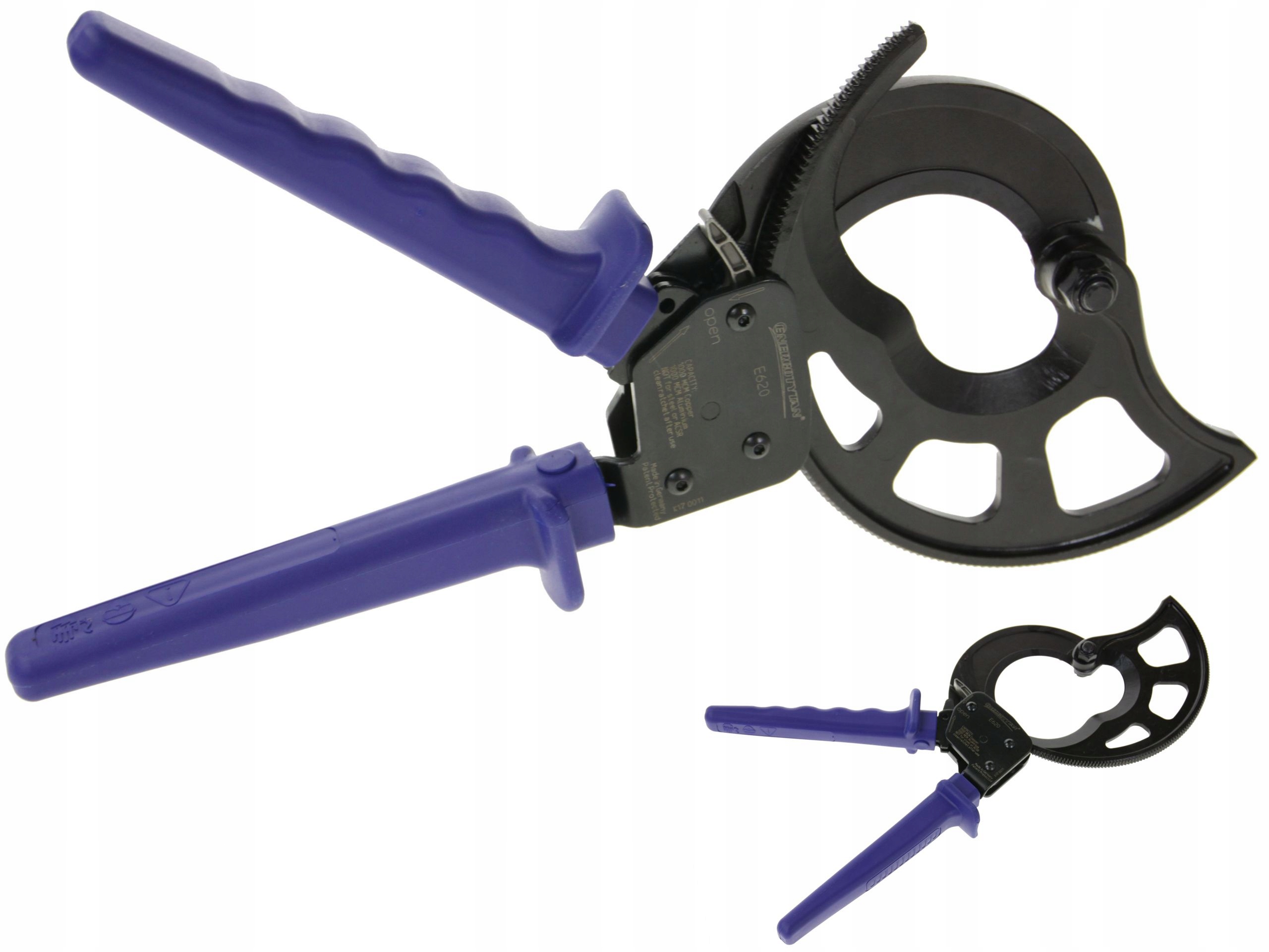 Ráčnové Nůžky Na Kabely 500 Energotytan Germany