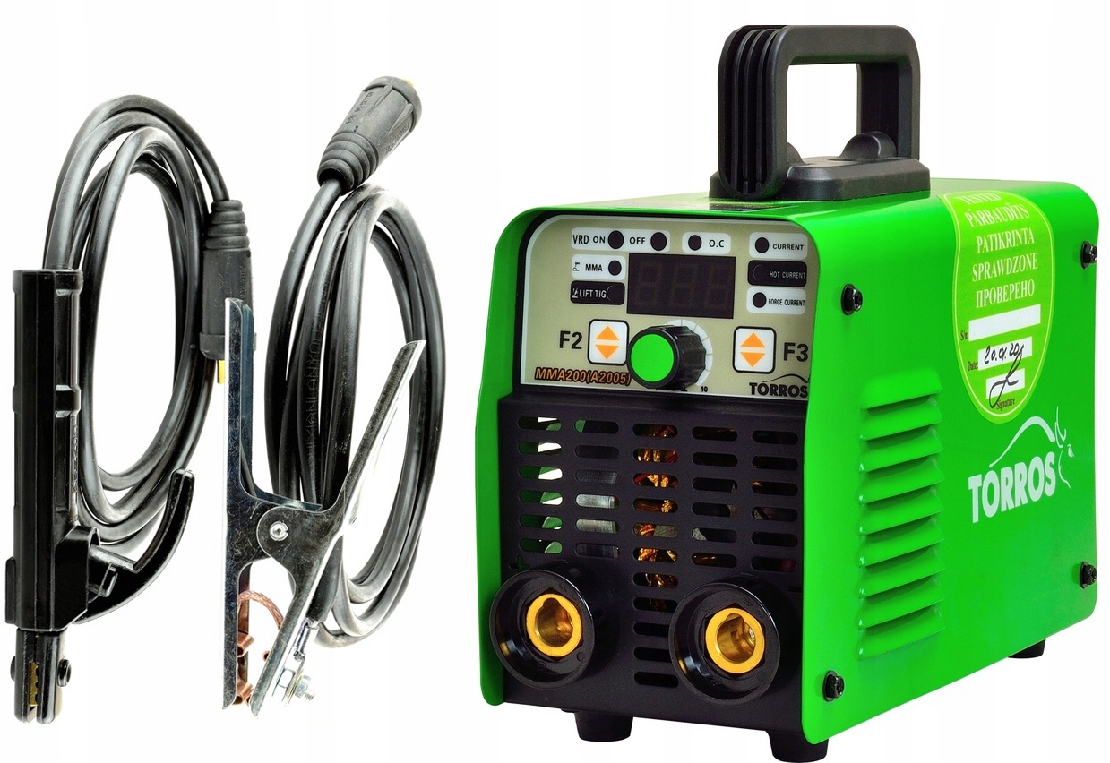 Spawarka Inwertorowa Torros MMA200 Mma/tig Lift A2005/2006 zestaw 1