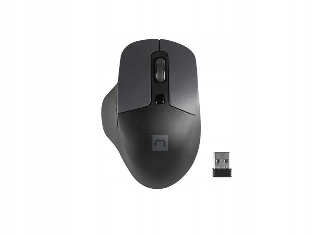 Natec Mysz bezprzewodowa Blackbird 2 1600 Dpi z cichym klikiem Czarna