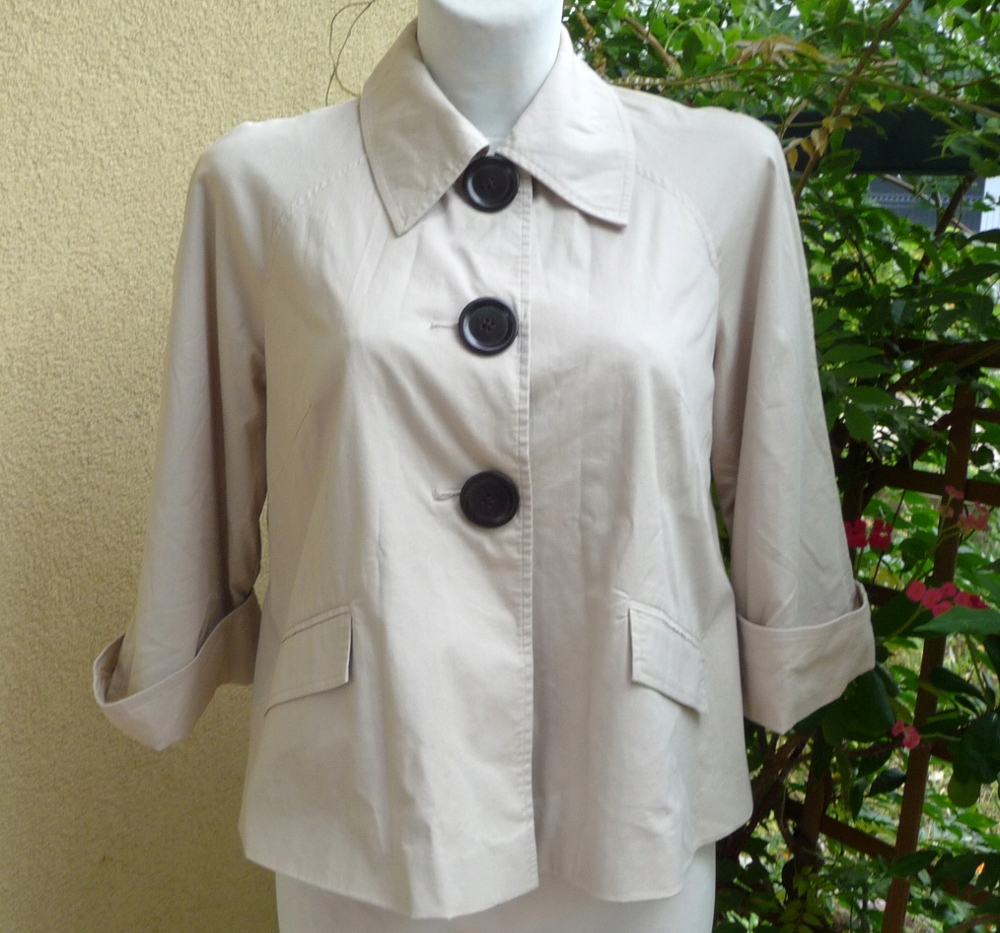 GEORGE KRÓTKI PŁASZCZ KURTKA LUŹNA BAWEŁNA 10 38 M