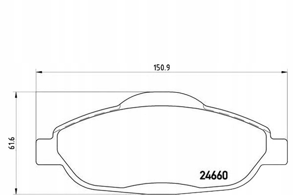 Brembo Brzdové Destičky Peugeot 308 07- Přední Asistent řidiče #28
