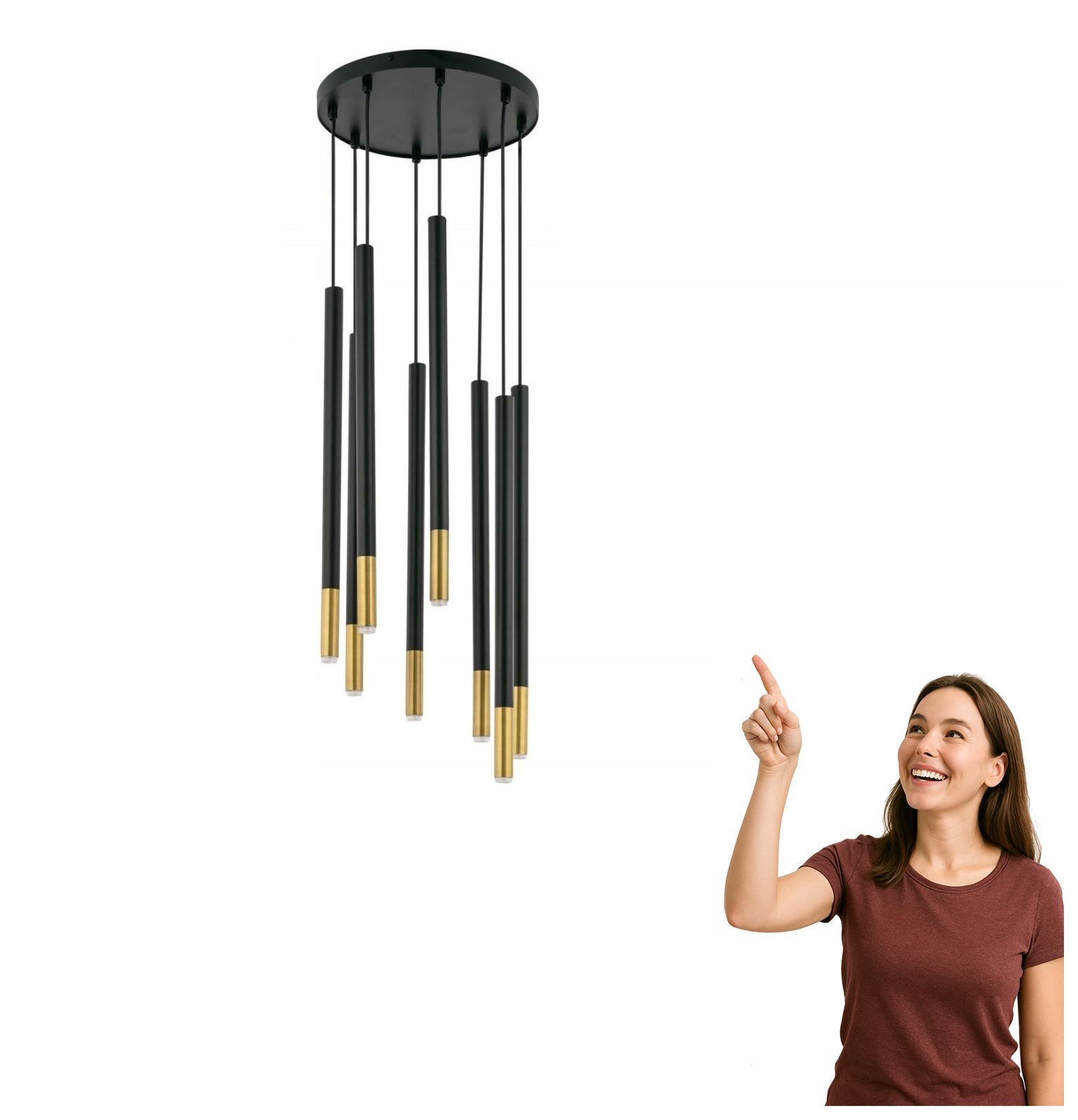 Závesná lampa Sopel Due 8 33239 Sigma Lighting