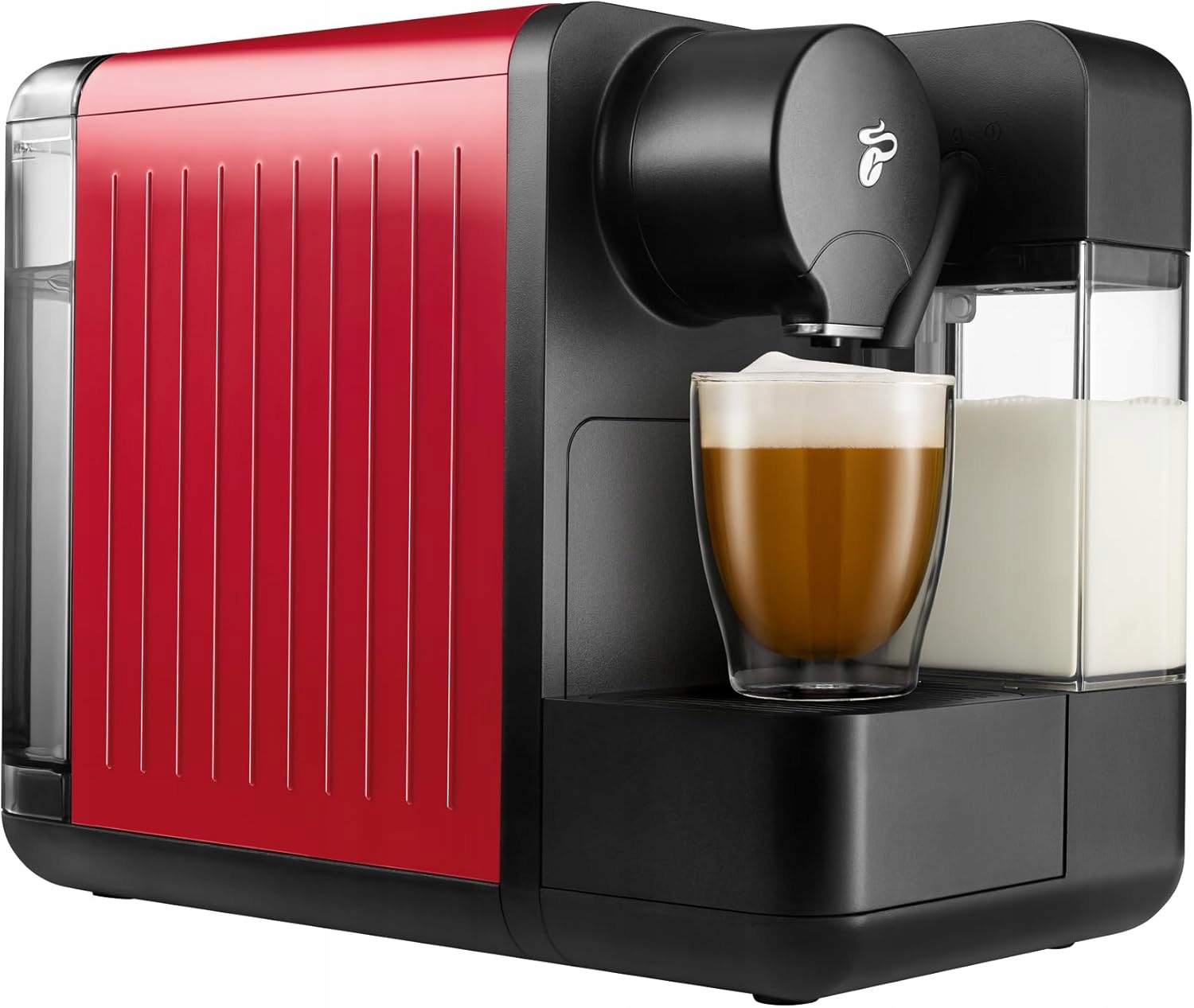 Kávovar na kapsuly Tchibo Cafissimo Milk 1350W 1,2L červený