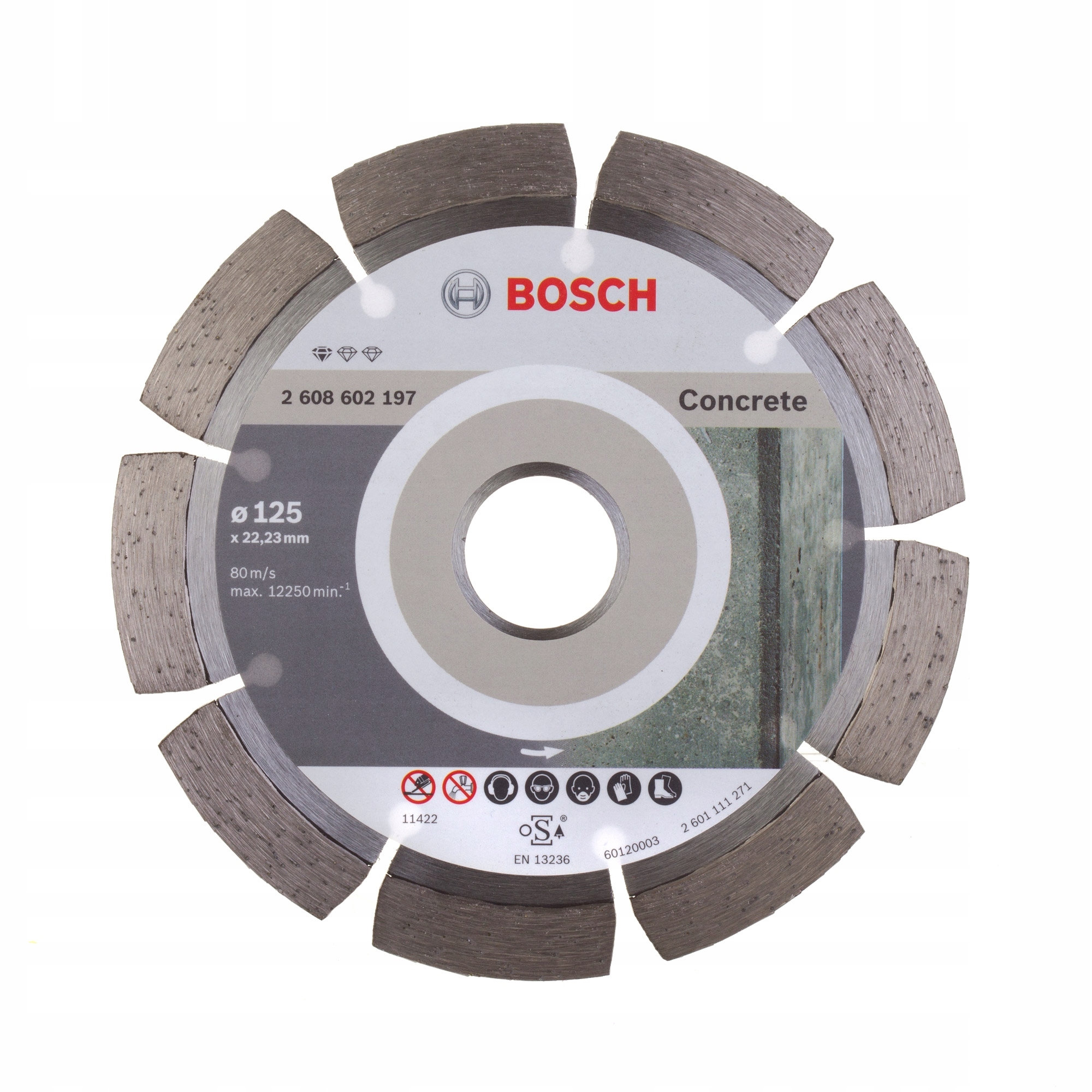 

Diamentowa tarcza Profesional Concrete 125mm Bosch