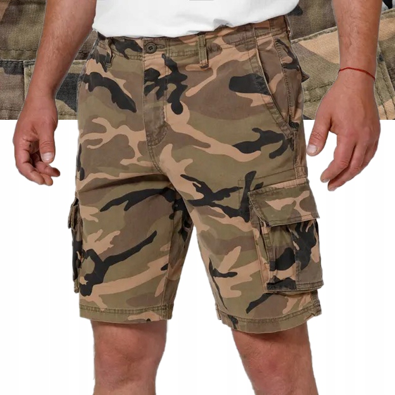 Pánské šortky Kapsáče Pitbull Jackal Bavlněné Krátké Kraťasy Kapsy