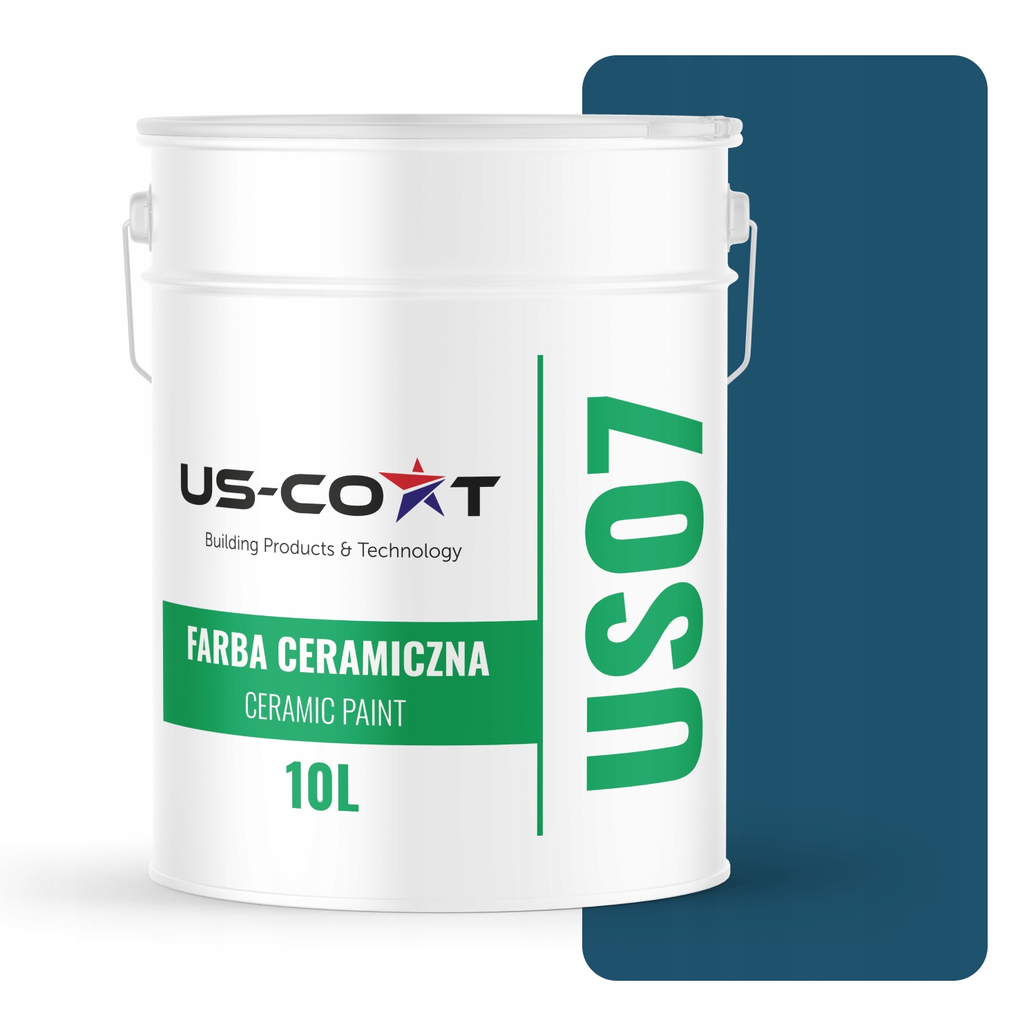 Keramická Farba Tmavo Modrá H0508 10L Hlboká Matná Na Steny Stropov