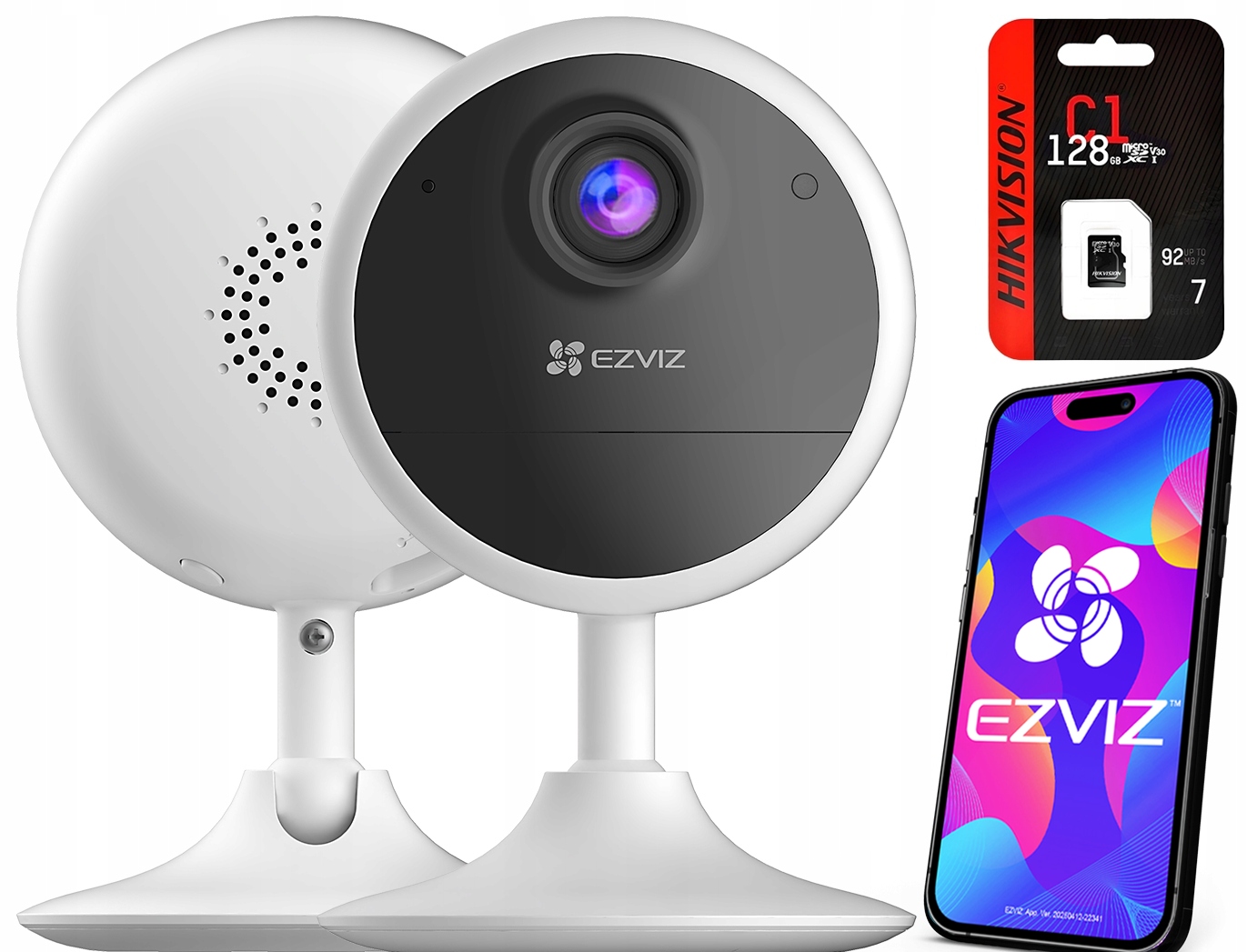 WiFi kamera Ezviz CB1 Full Hd Akumulátorová 1600 mAh Sd karta 128 Gb