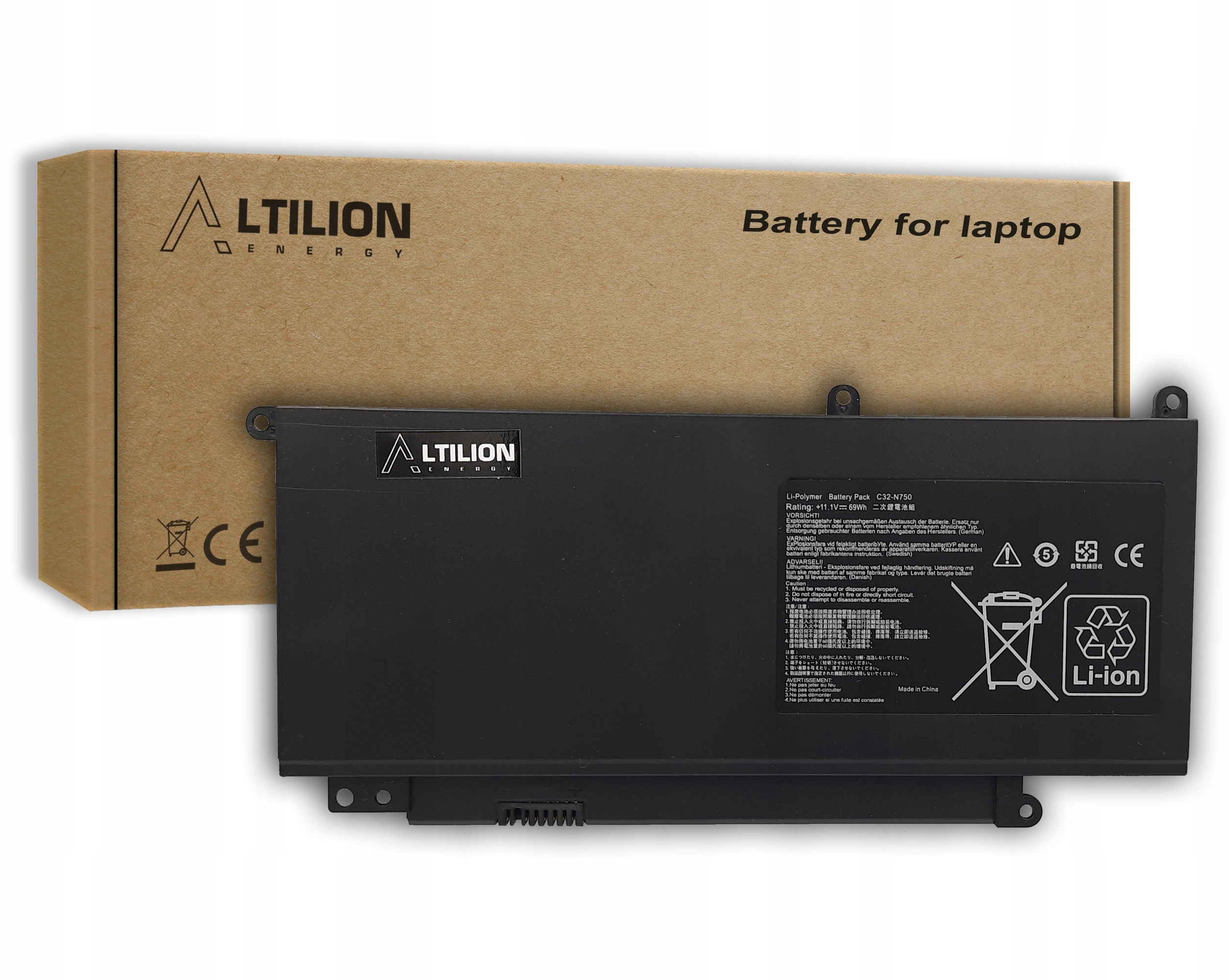 Batéria C32-N750 C32N750 pre Asus N750 N750JK N750JV