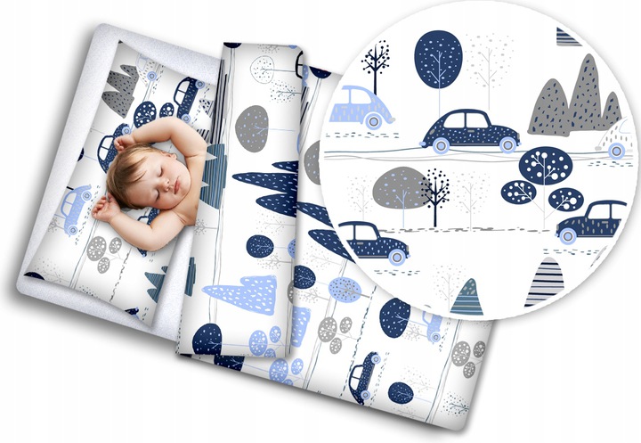 

Komplet Pościel Dziecięca+wypełnienie 120x90 4el