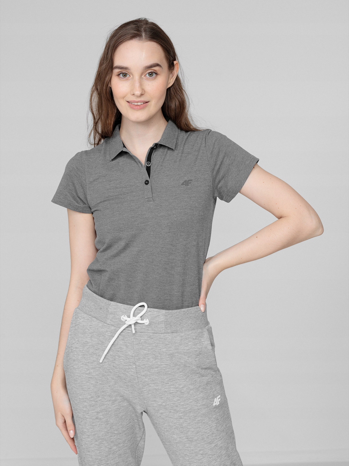 KOSZULKA POLO DAMSKA 4F POLÓWKA T-SHIRT KOŁNIERZYK Marka 4F