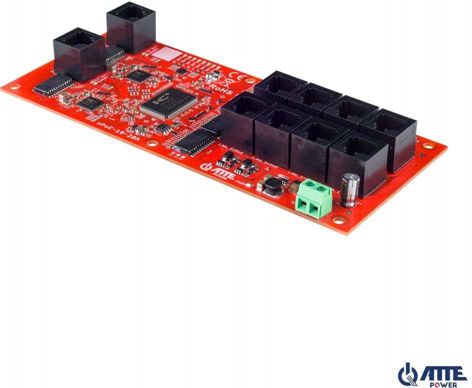 10-PORTOVÝ Přepínač Poe Atte XPOE-10-20A-OF Cctv