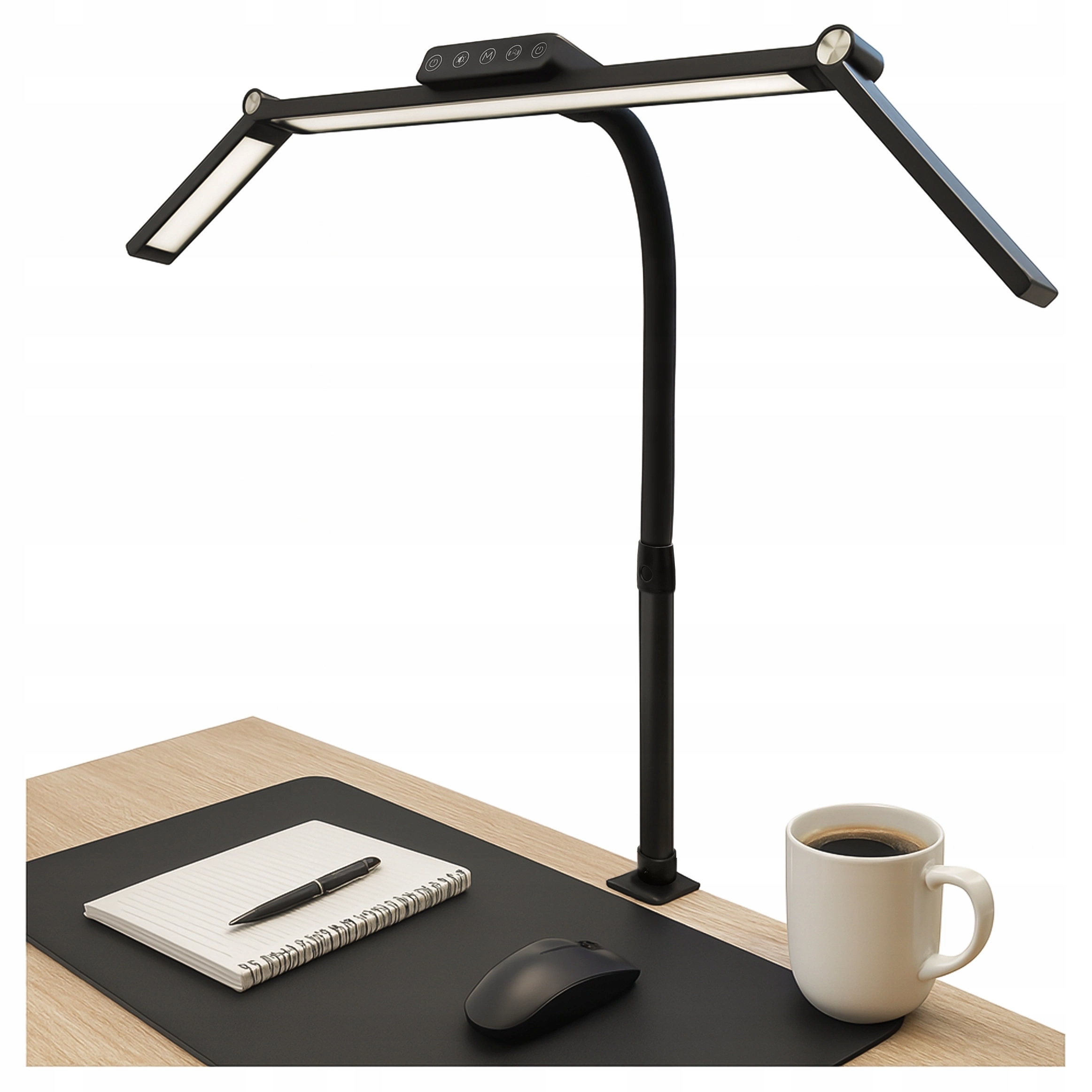 Beztieňová stolová lampa Regulácia Glow kozmetická manikúra