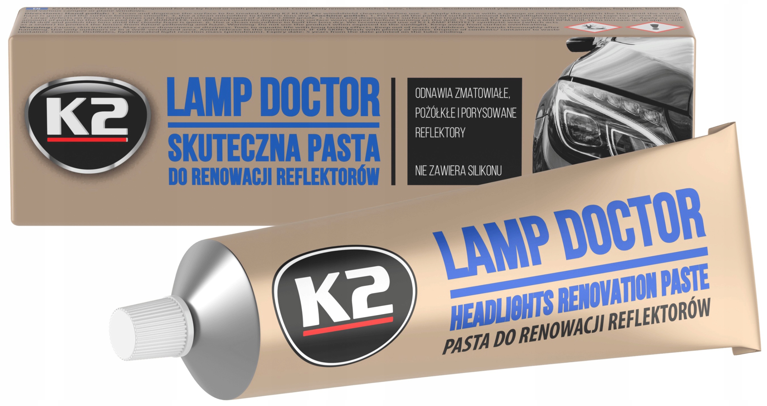 

K2 Lamp Doctor Pasta Do Renowacji Reflektorów Lamp