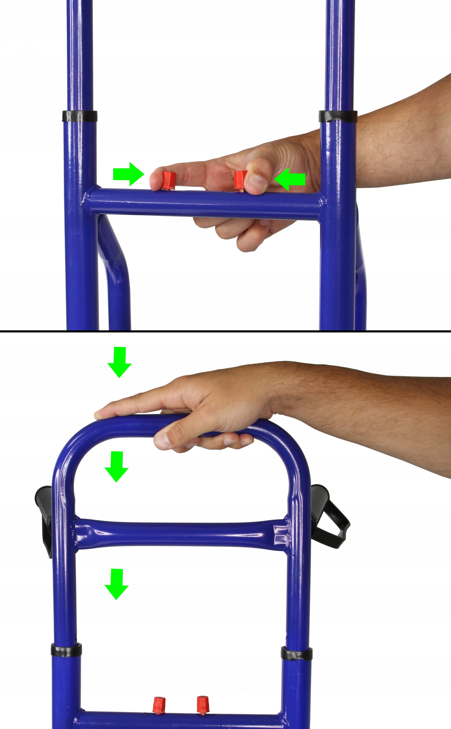 WÓZEK TRANSPORTOWY MAGAZYNOWY SKŁADANY MŁYNARKA 250KG MOCNY Z PLATFORMĄ Szerokość produktu 53 cm