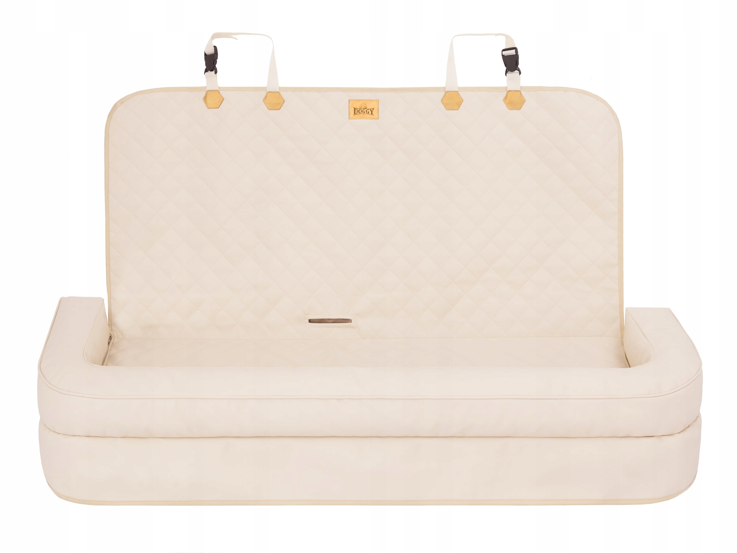 Levně Přepravka do auta pro psa, přepravní sedačka pro psa 133x45 cm