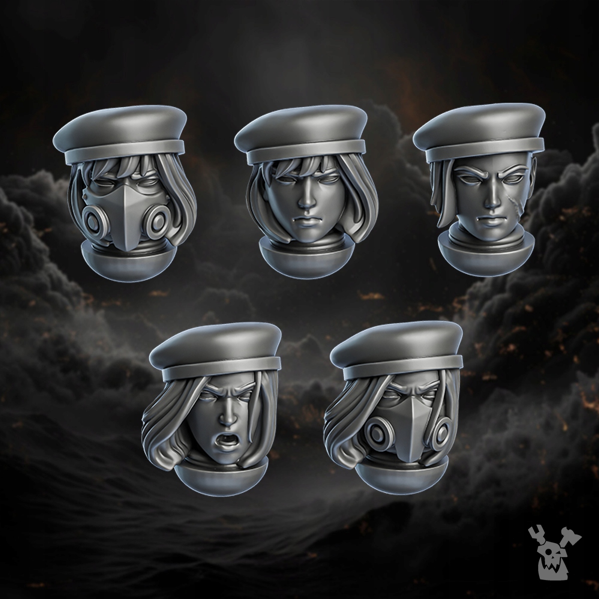 Order of Repentance Heads Set x5 DakkaDakkaStore