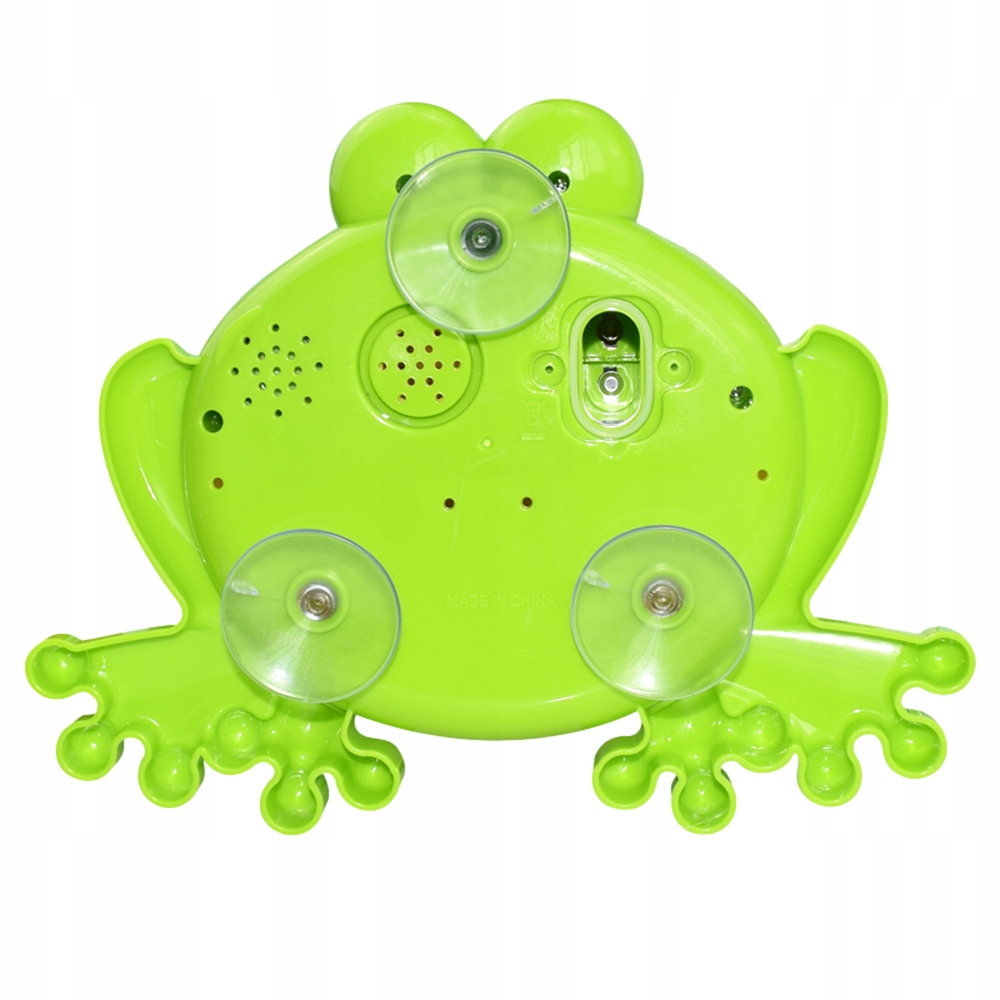 ŻABA DO ROBIENIA PIANY KĄPIELI WANNY Z MELODYJKAMI Materiał plastik