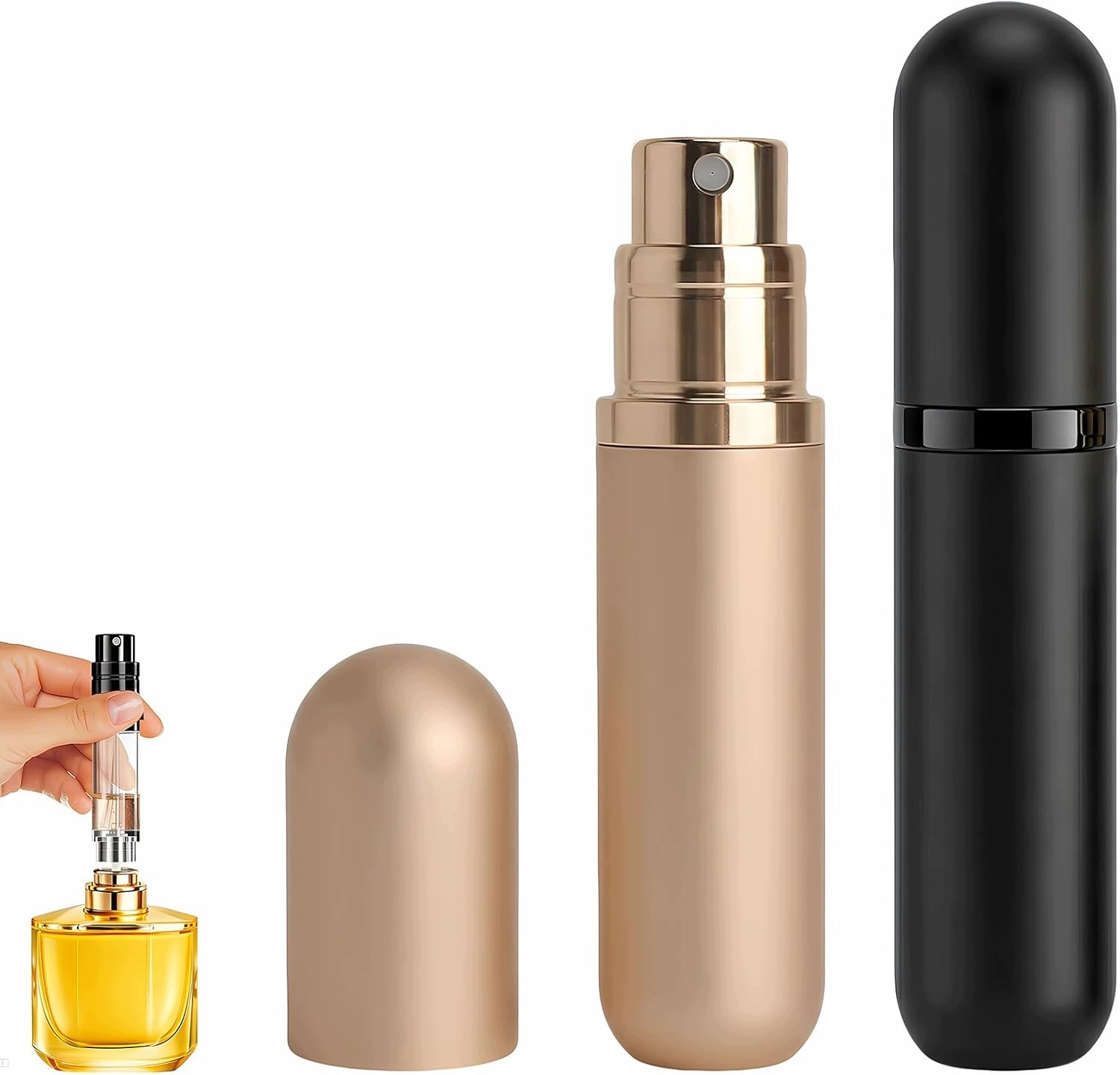 Atomizér Na Parfémy 5ML Znovu Naplnitelný Nano Mlhou 2 Ks
