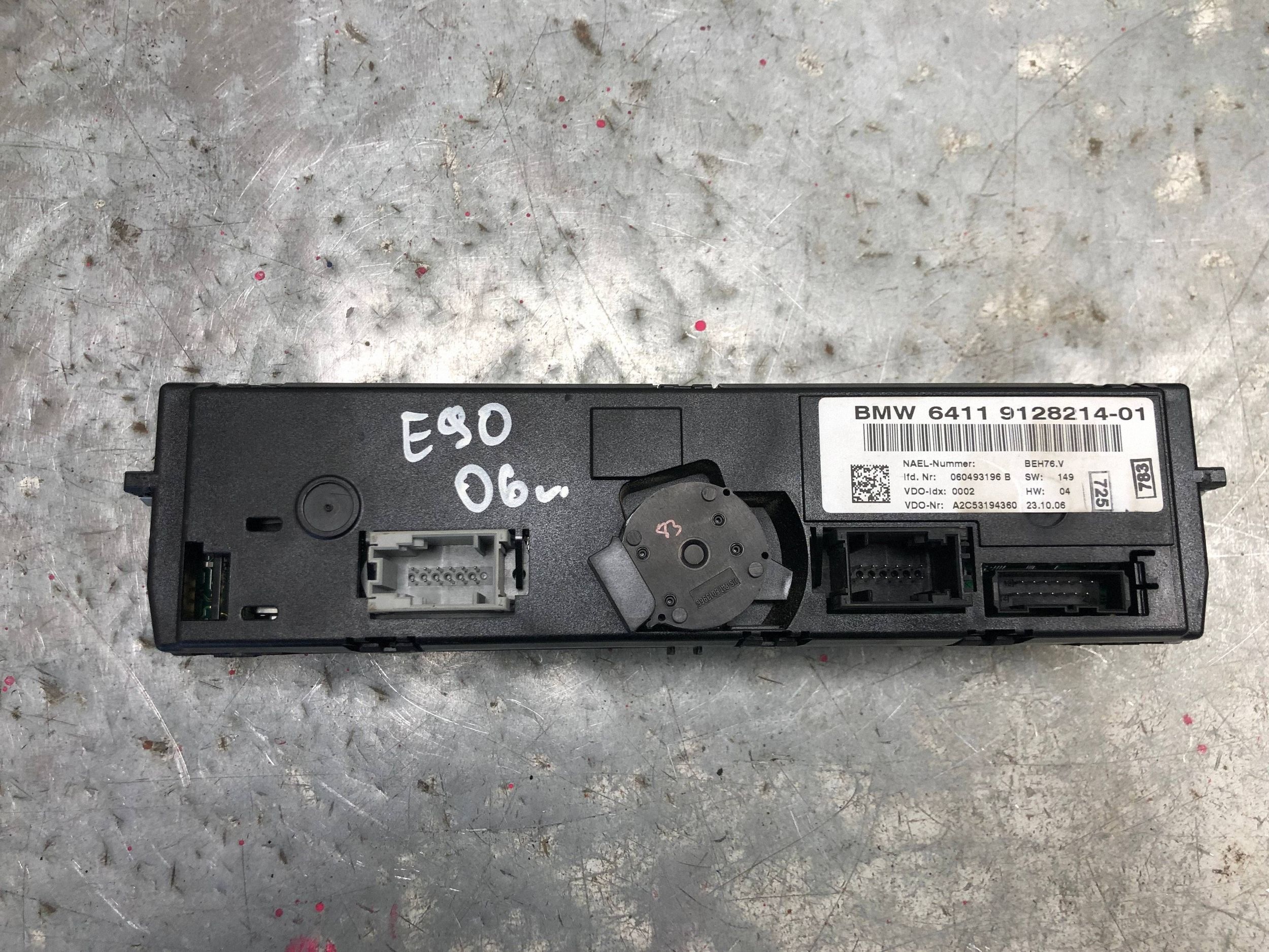 COMANDI CLIMA BMW E90 9128214