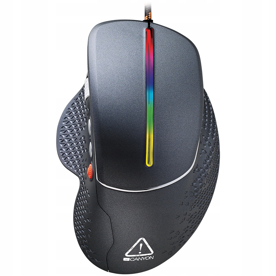CANYON Mysz gamingowa Apstar GM-12 RGB 6 Przyc. Przew. Ciemnoszara — 10