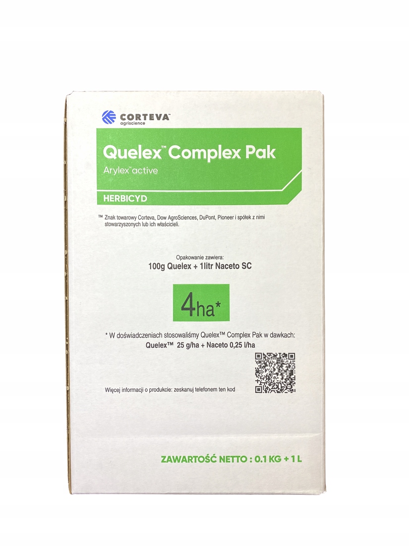 Środek przeciwko chwastom Corteva Agriscience Quelex Complex Pak 4 ha