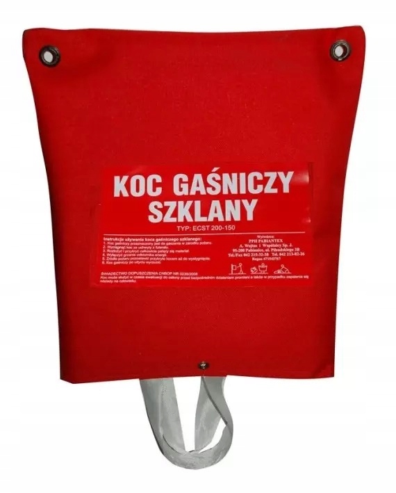Koc Gaśniczy Szklany 120x180