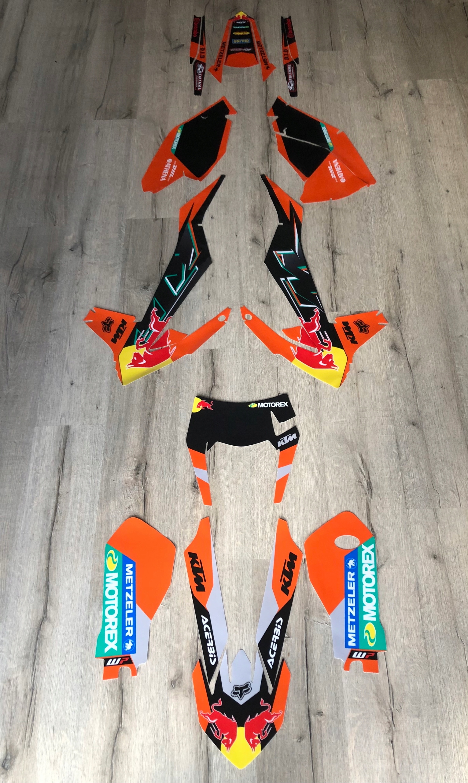 Ktm Exc Excf Exc-f 17-19 dýha z Talianska, Cubamoto