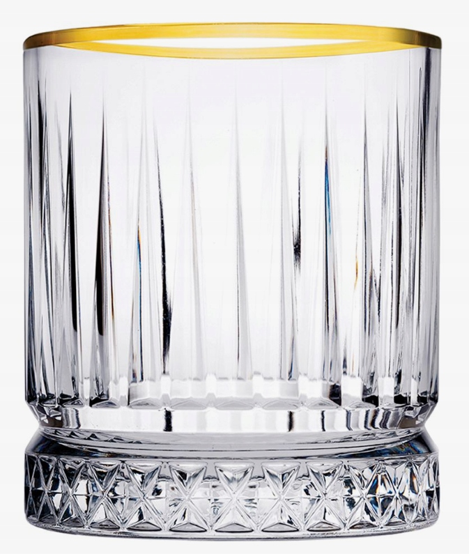 

Komplet 4 szklanek Złoty Rant 355 ml Pasabahce